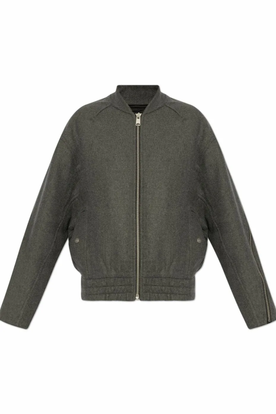 AllSaints SZARY Kurtka `Hackney`