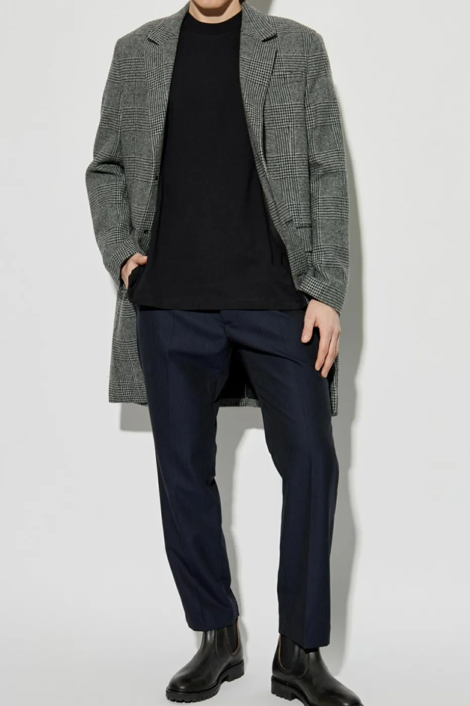 AllSaints SZARY Płaszcz `Whitlock`