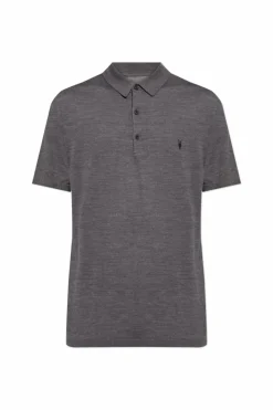 AllSaints SZARY Polo `Mode`
