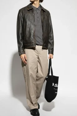 AllSaints SZARY Polo `Mode`