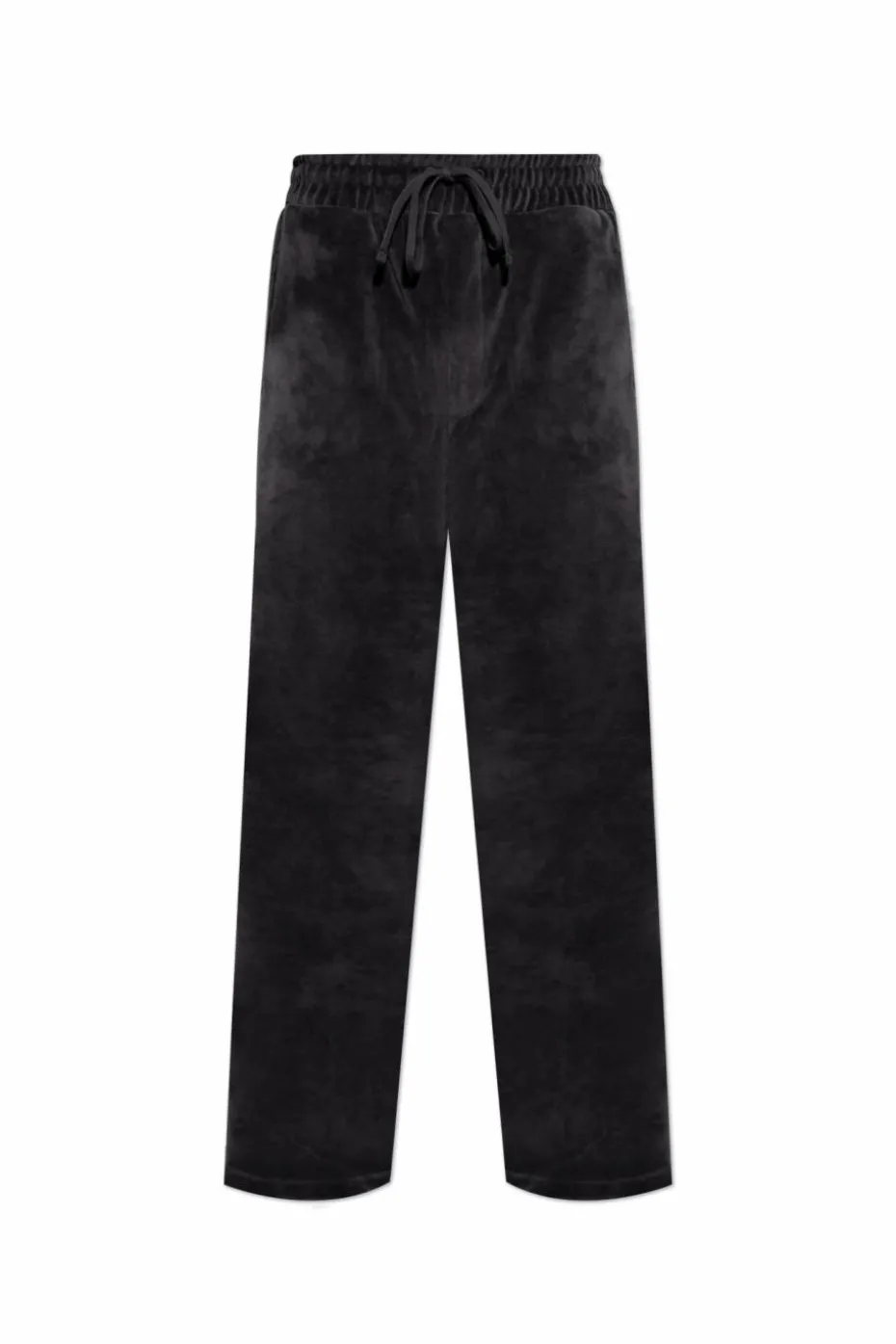AllSaints SZARY Spodnie `Draven` z lampasami
