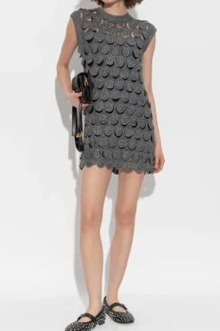 AllSaints SZARY Sukienka `Iris`