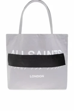 AllSaints SZARY Torba `Redact` typu `shopper