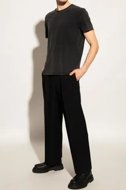 AllSaints SZARY T-shirt ‘Bodega’