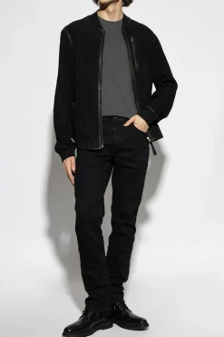 AllSaints SZARY T-shirt `Brace`