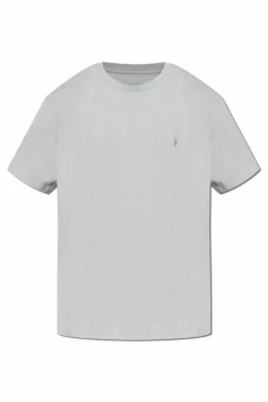 AllSaints SZARY T-shirt `Saka`