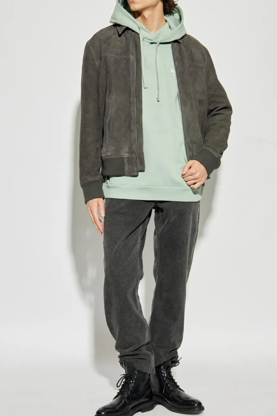 AllSaints ZIELONY Bluza `Underground`