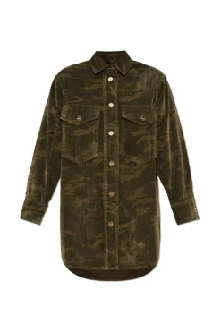 AllSaints ZIELONY Sukienka `Faye`
