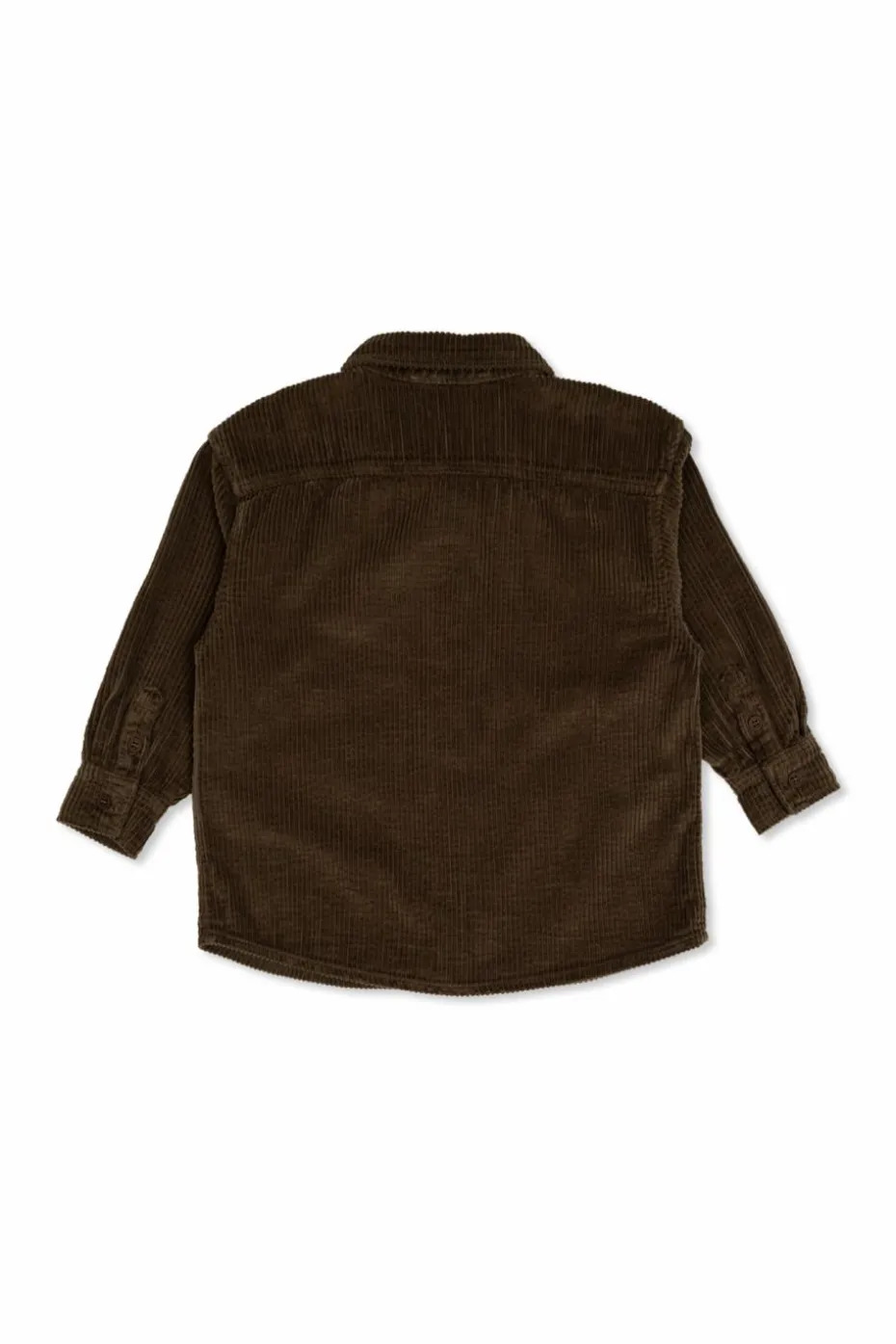 American Vintage Kids BRĄZOWY Sztruksowa koszula