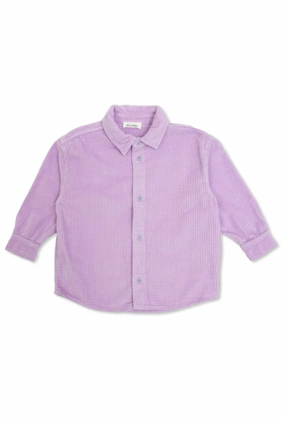 American Vintage Kids FIOLETOWY Sztruksowa koszula