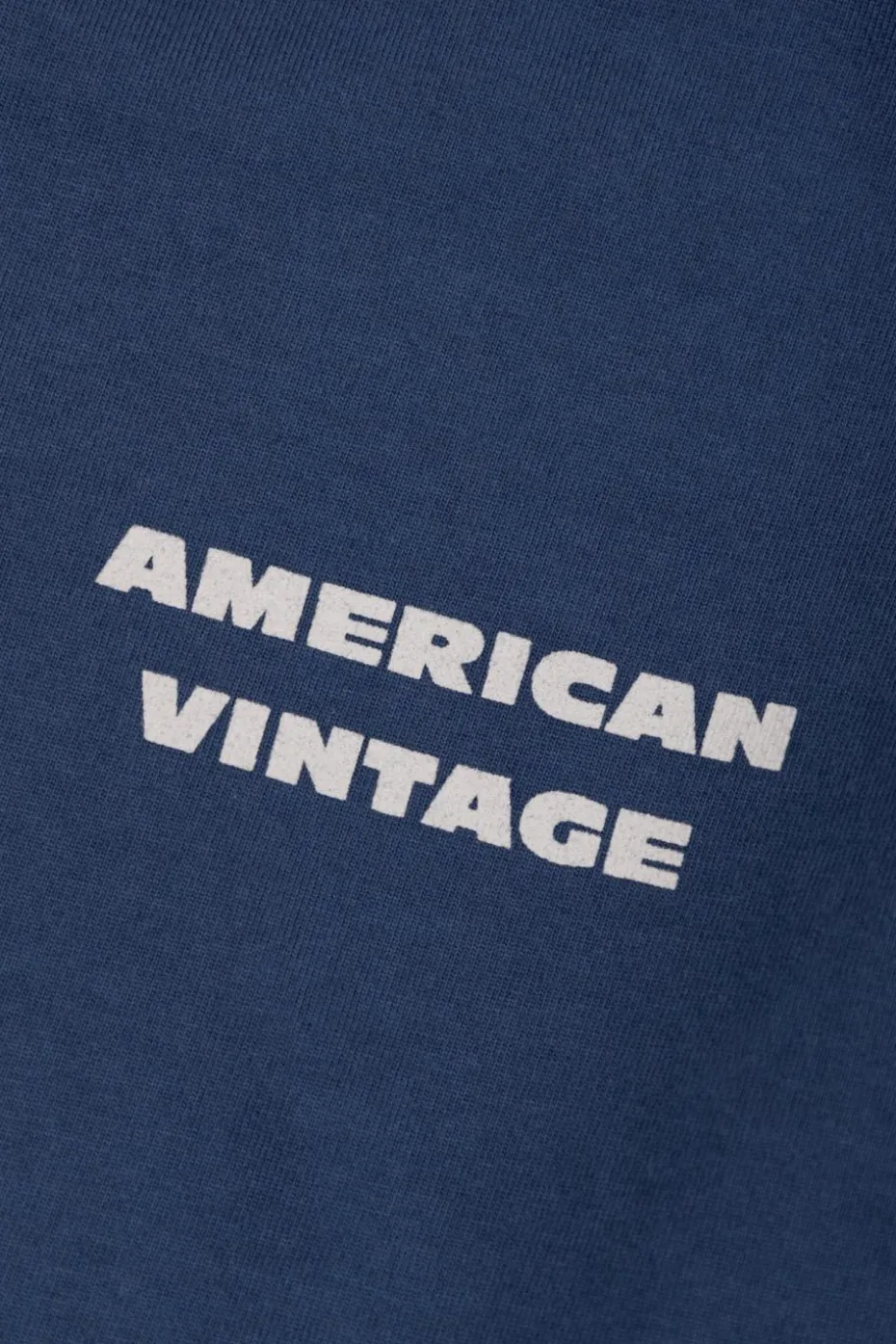 American Vintage Kids GRANATOWY T-shirt z logo