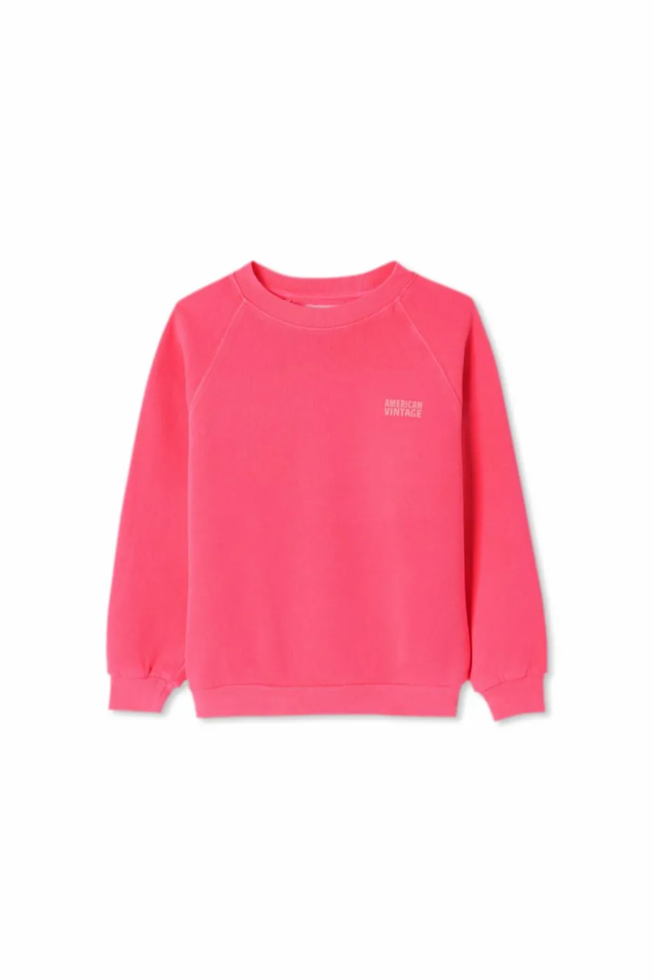 American Vintage Kids neonowy Bluza z logo