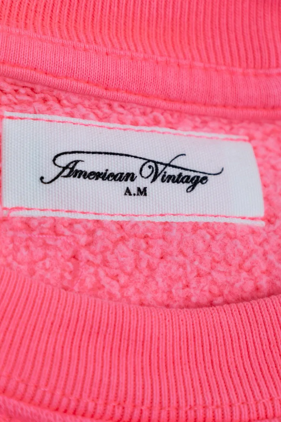 American Vintage Kids neonowy Bluza z logo