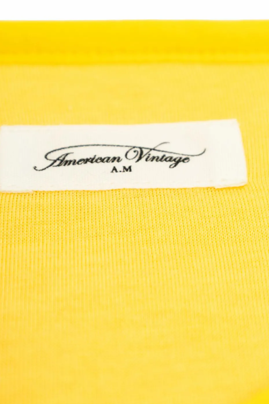 American Vintage Kids ŻÓŁTY Futrzana kamizelka