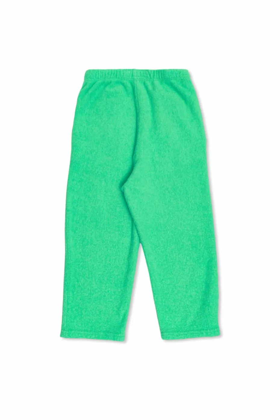American Vintage Kids ZIELONY Spodnie z bawełny typu frote