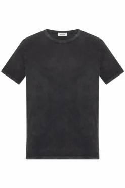 American Vintage SZARY T-shirt z okrągłym dekoltem
