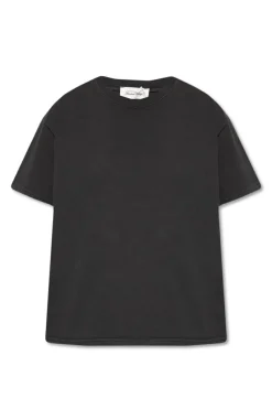 American Vintage SZARY T-shirt z okrągłym dekoltem