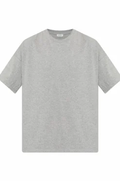 American Vintage SZARY T-shirt z okrągłym dekoltem