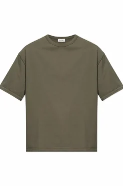 American Vintage ZIELONY T-shirt z okrągłym dekoltem