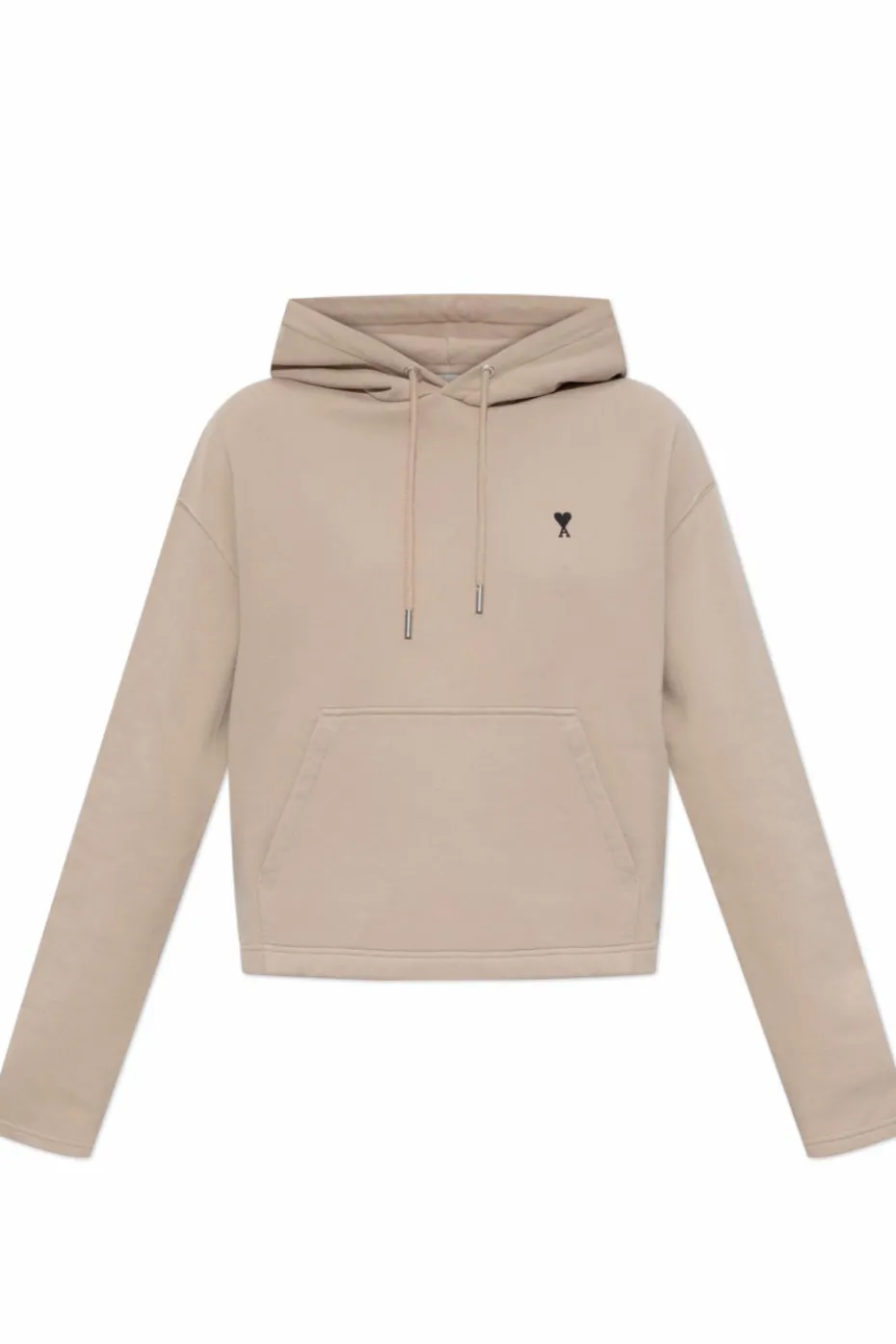 Ami Alexandre Mattiussi beżowy Bluza z logo