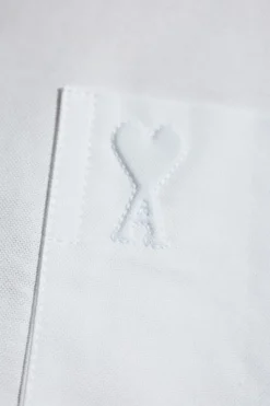 Ami Alexandre Mattiussi BIAŁY Koszula z logo