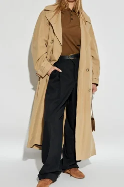 Ami Alexandre Mattiussi BRĄZOWY Polo z logo