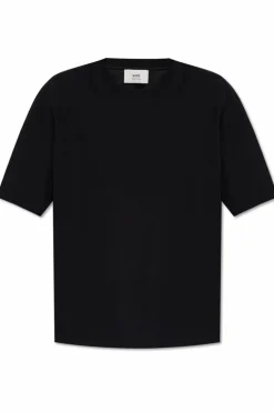 Ami Alexandre Mattiussi CZARNY T-shirt z logo