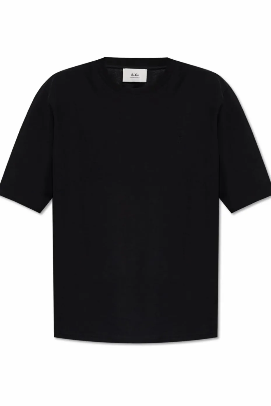 Ami Alexandre Mattiussi CZARNY T-shirt z logo