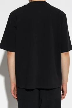 Ami Alexandre Mattiussi CZARNY T-shirt z logo