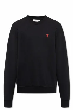 Ami Alexandre Mattiussi CZARNY Bluza z logo