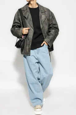 Ami Alexandre Mattiussi CZARNY Bluza z logo