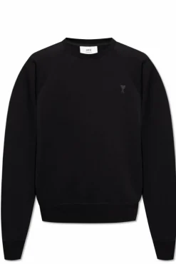 Ami Alexandre Mattiussi CZARNY Bluza z logo