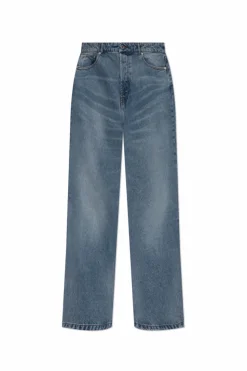 Ami Alexandre Mattiussi NIEBIESKI Jeansy z logo