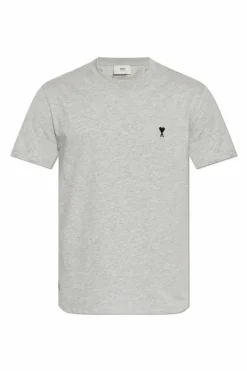 Ami Alexandre Mattiussi SZARY T-shirt z logo