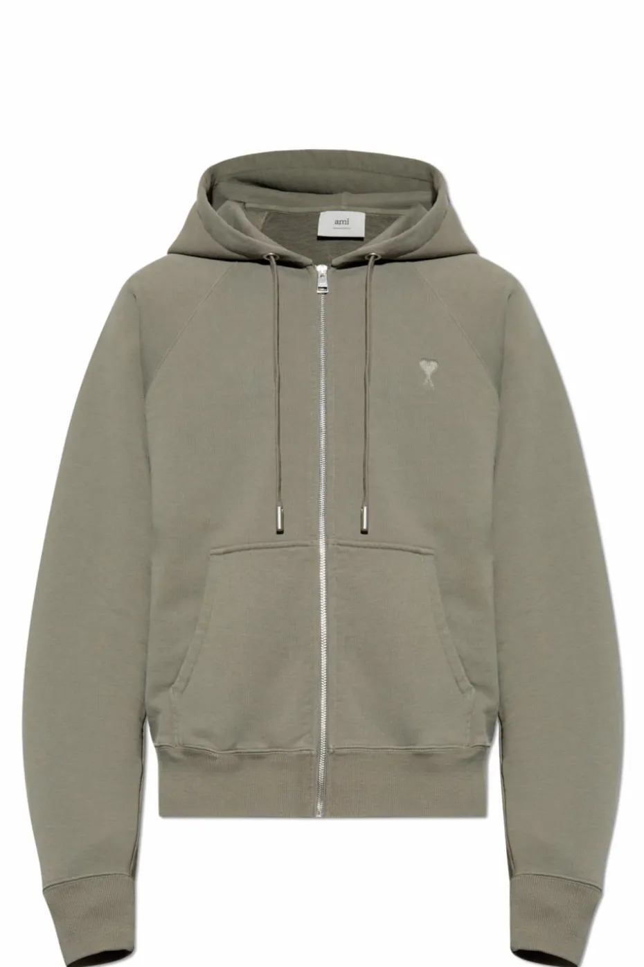 Ami Alexandre Mattiussi SZARY Bluza z logo