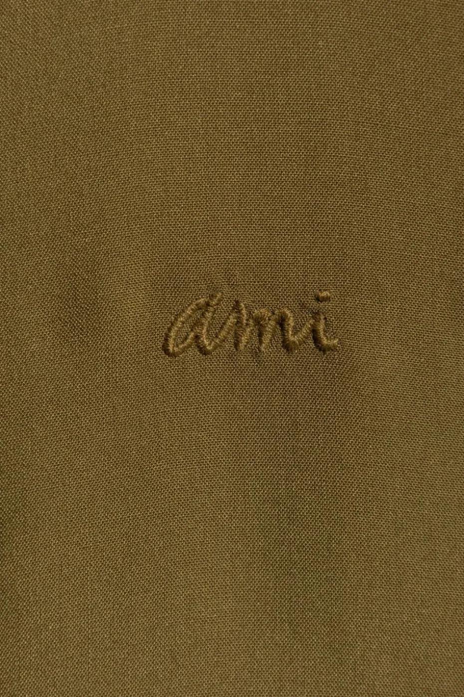Ami Alexandre Mattiussi ZIELONY Koszula z logo