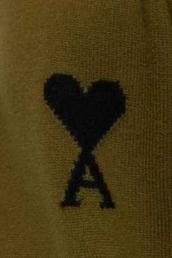 Ami Alexandre Mattiussi ZIELONY Golf z logo