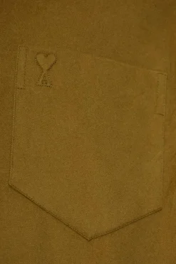 Ami Alexandre Mattiussi ZIELONY Koszula z logo