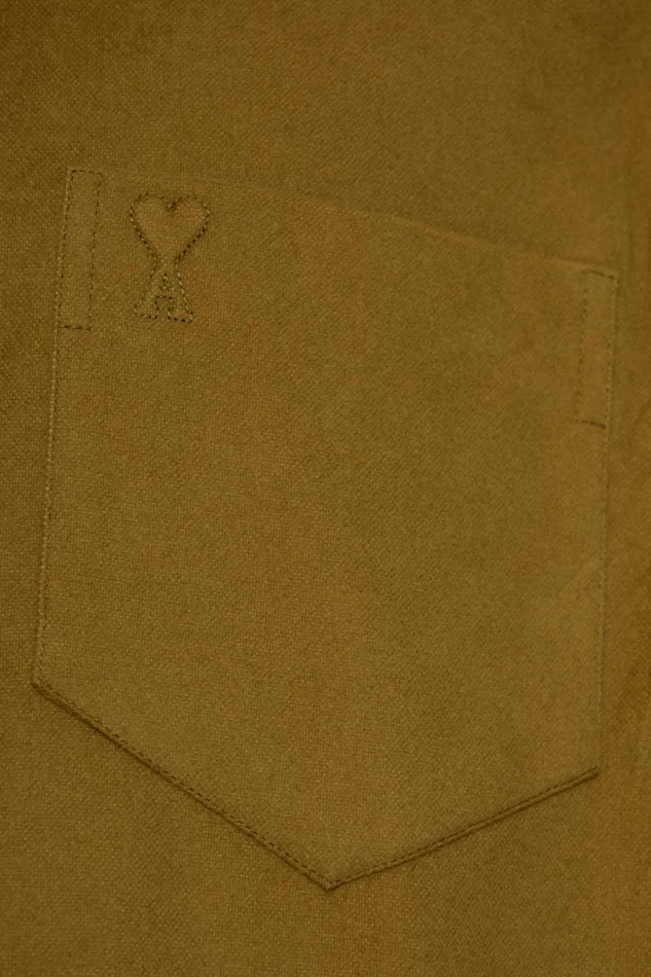 Ami Alexandre Mattiussi ZIELONY Koszula z logo