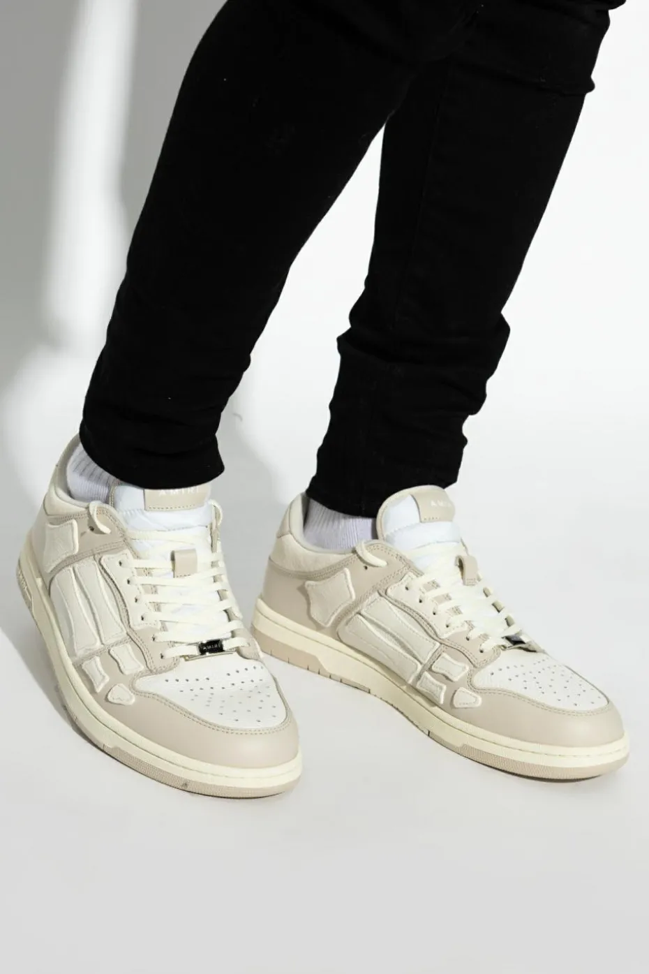 Amiri beżowy Buty sportowe `Skle Top Low`