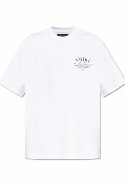 Amiri BIAŁY T-shirt z nadrukiem