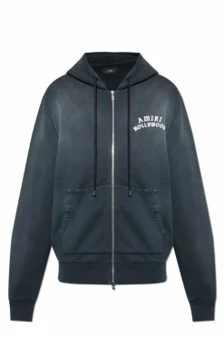 Amiri CZARNY Bluza z kapturem
