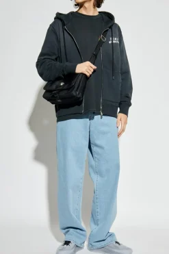 Amiri CZARNY Bluza z kapturem