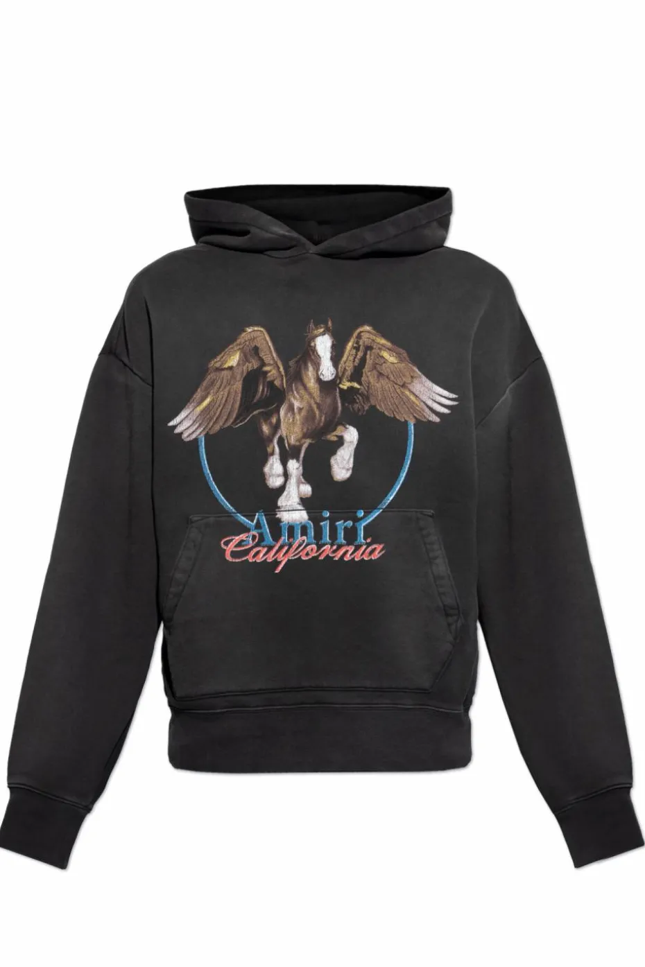 Amiri CZARNY Bluza z kapturem