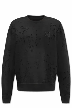 Amiri CZARNY Bluza z logo