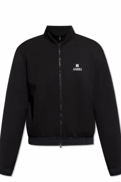 Amiri CZARNY Bluza ze stójką