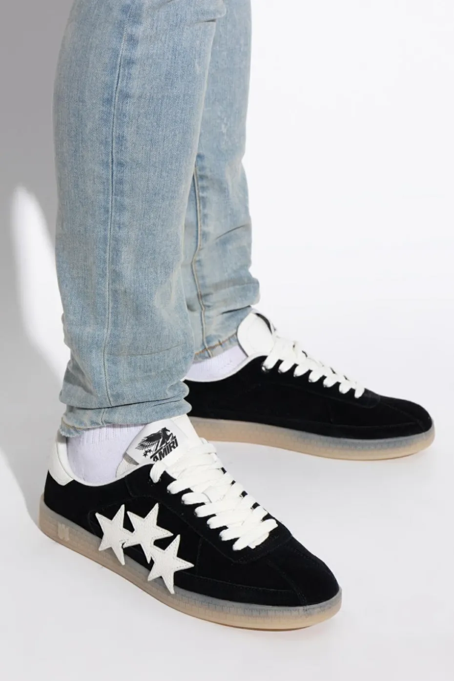 Amiri CZARNY Buty sportowe `Suede Pacific`
