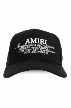 Amiri CZARNY Czapka z daszkiem