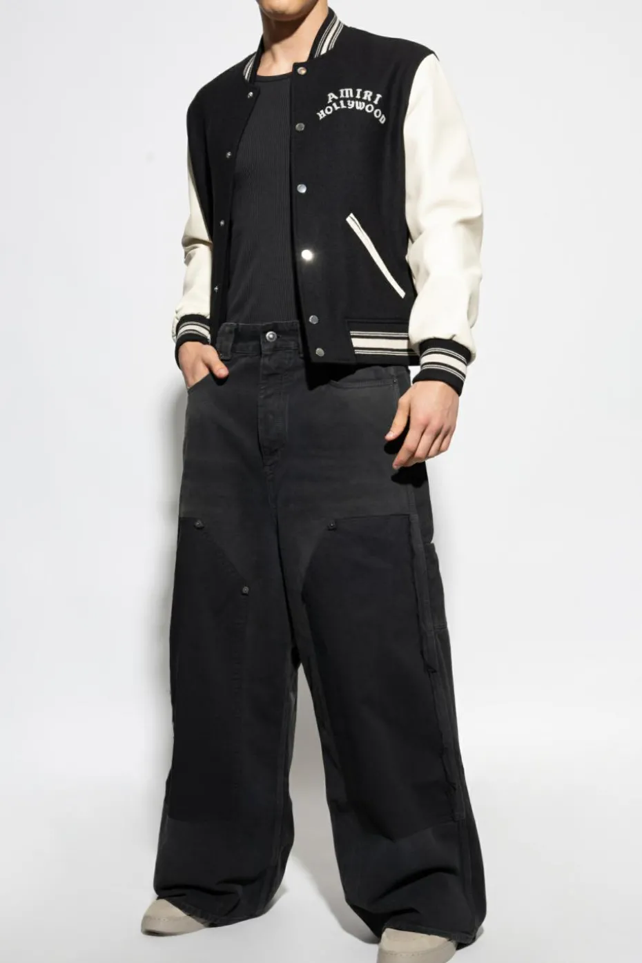 Amiri CZARNY Kurtka typu `bomber`