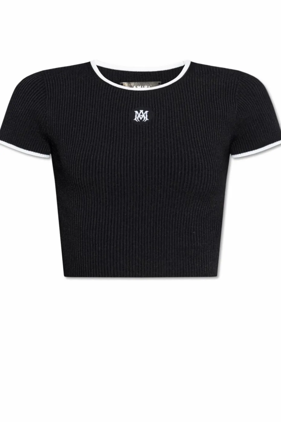 Amiri CZARNY Prążkowany top